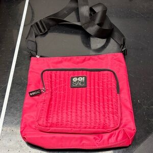 Go Sac pink Cross Body Bag nice preowned condition